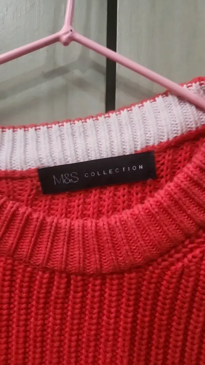 Suéter coral M&S de punto grueso - 2