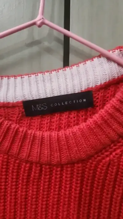 Suéter coral M&S de punto grueso - miniatura 2