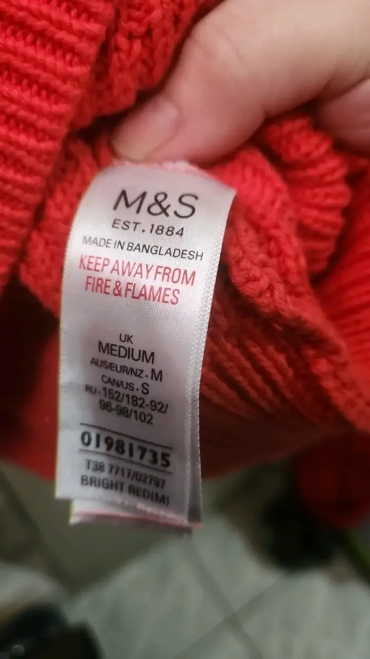 Suéter coral M&S de punto grueso - 4