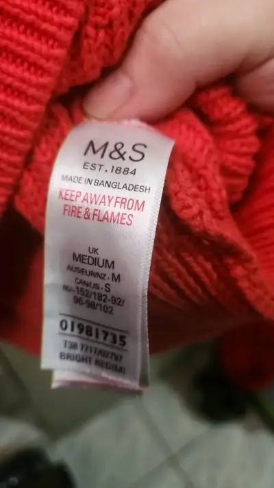 Suéter coral M&S de punto grueso - miniatura 4