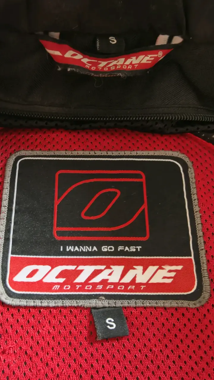 Chaqueta de moto mujer talla S Octane negra y gris - 5