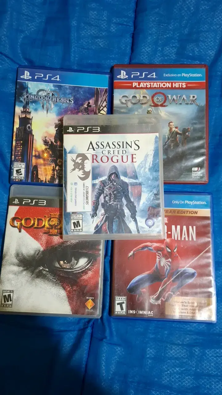 Lote de videojuegos PS3 y PS4 en buen estado
