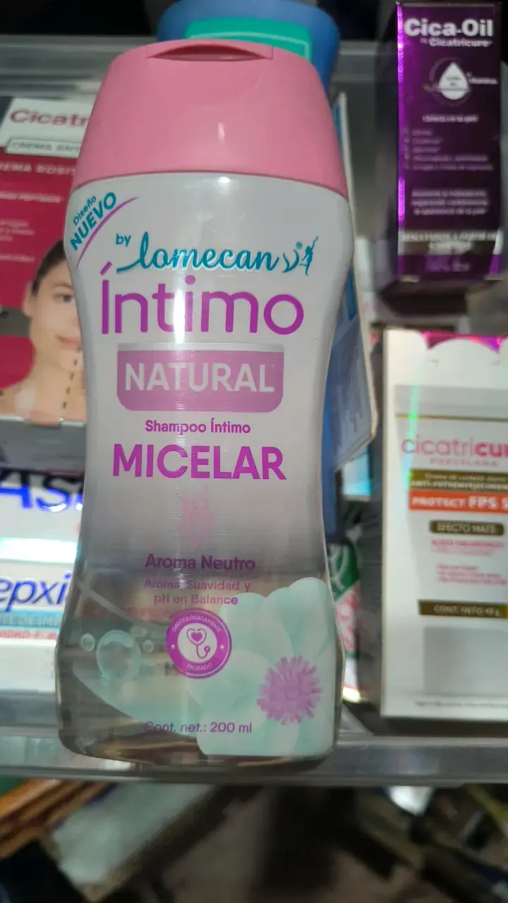 Shampoo Íntimo Micelar Lomecan Natural 200ml