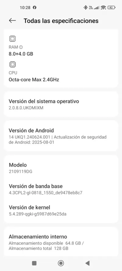 Xiaomi 11 Lite 5G NE con 128GB de almacenamiento - miniatura 2