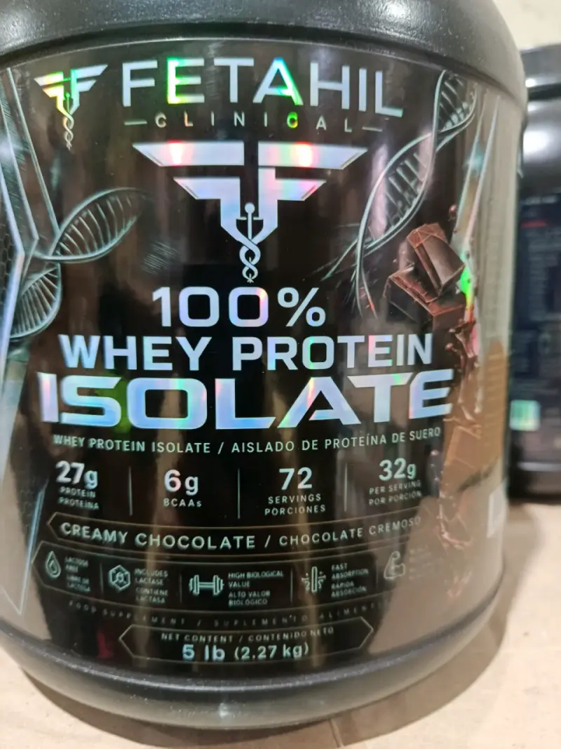 Proteína Whey Isolate Fetahil Chocolate 2.27 kg - 1