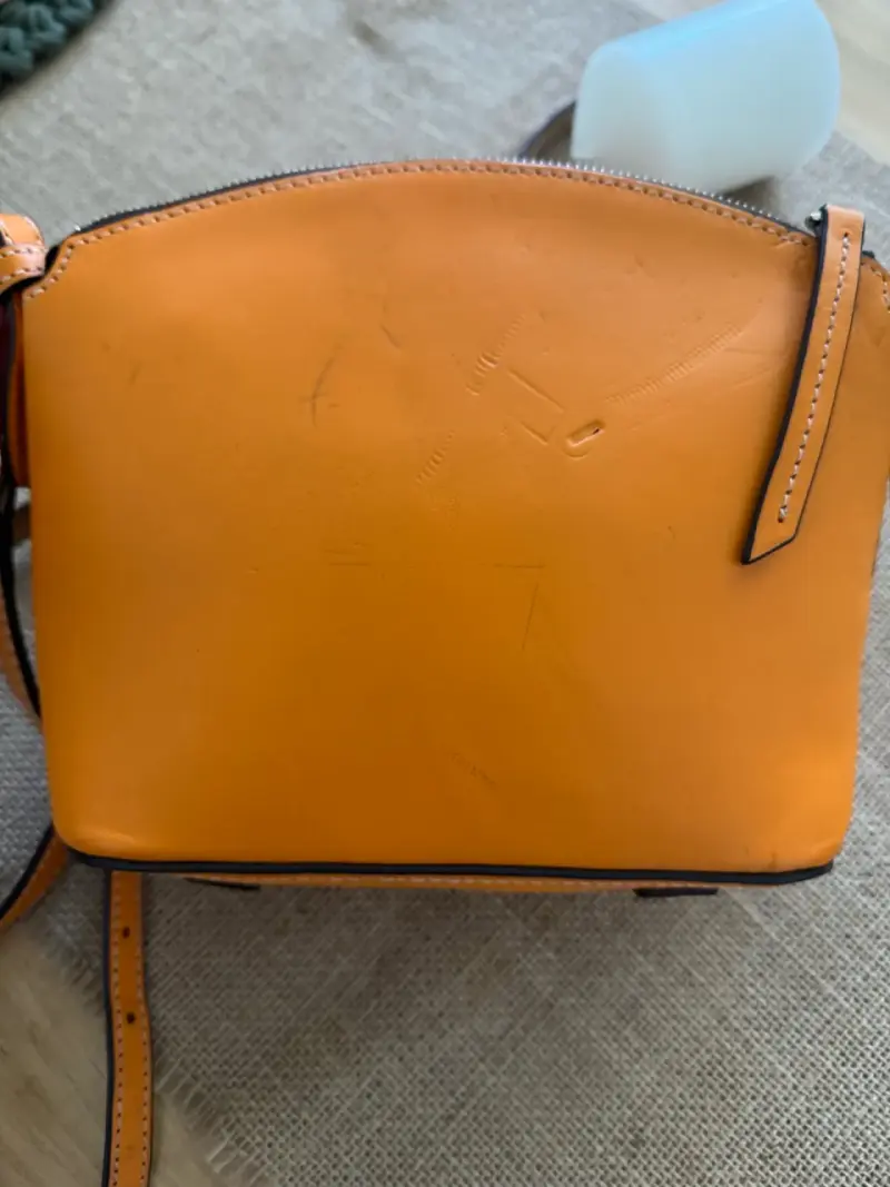 Cartera cruzada de cuero Dooney & Bourke naranja - 2