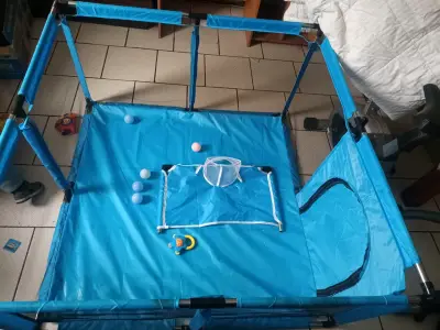 Corral de Juegos Infantil Azul con Pelotas - miniatura 1