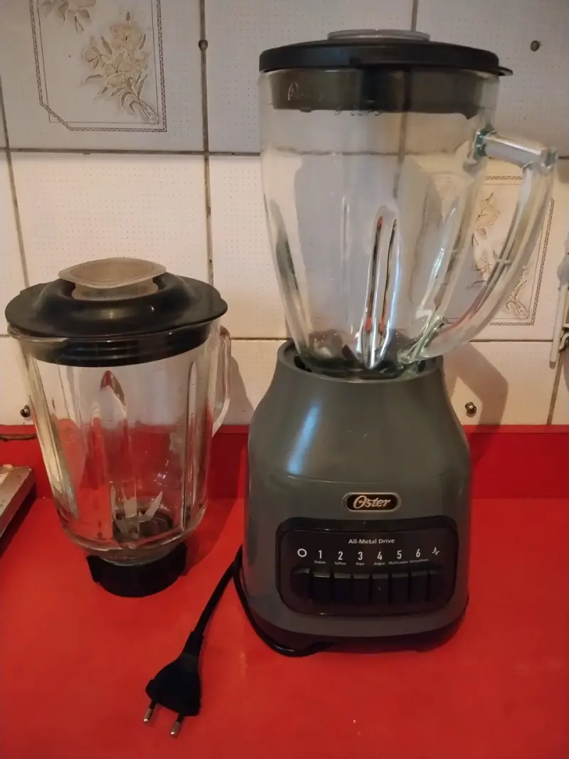 Licuadora Oster con Vaso de Vidrio y 6 Velocidades - 1