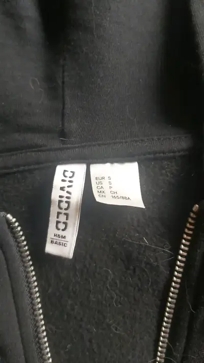 Polerón negro corto con capucha H&M Divided - miniatura 2