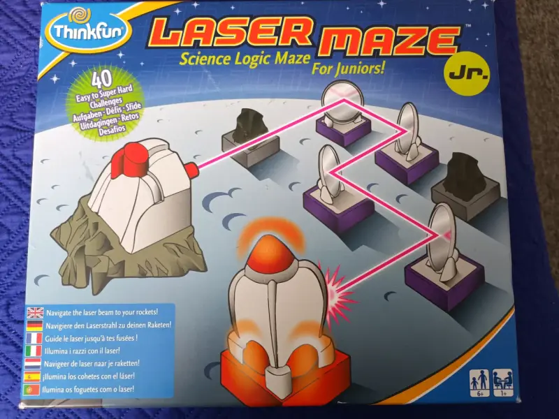Juego de lógica Laser Maze Jr. ThinkFun para niños - 1