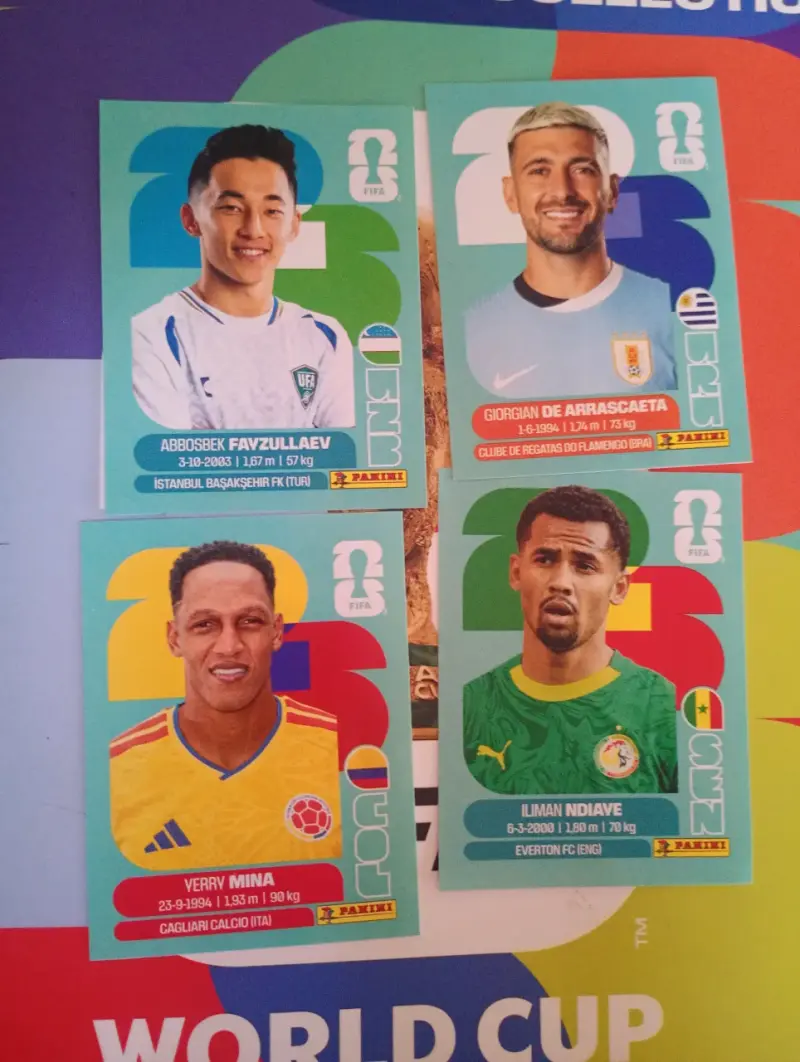 Laminas Panini Mundial 2026 - 2