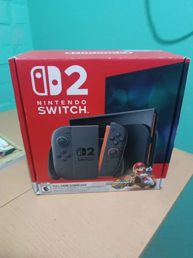 Consola Nintendo Switch 2 con Mario Kart
