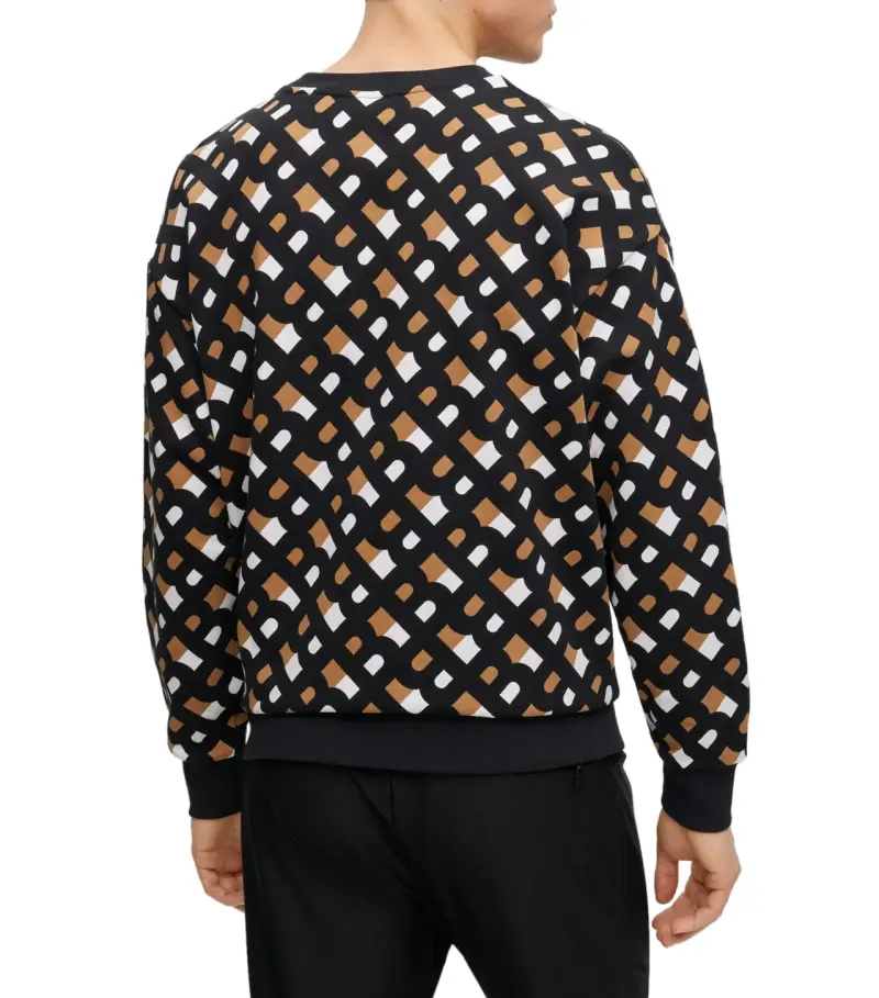 Polerón estampado geométrico Boss para hombre - 2
