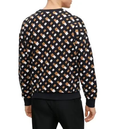 Polerón estampado geométrico Boss para hombre - miniatura 2