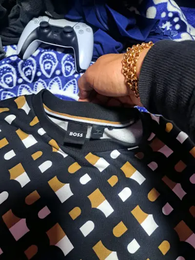 Polerón estampado geométrico Boss para hombre - miniatura 6