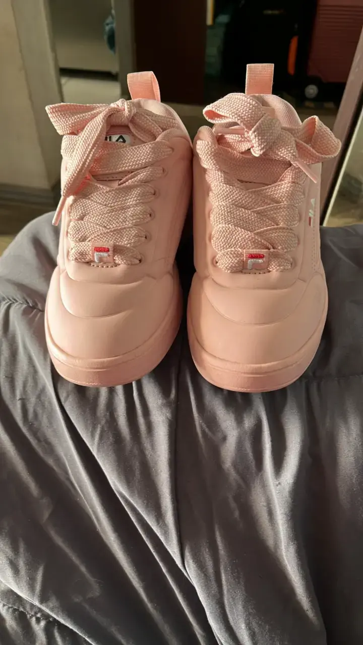 Zapatillas deportivas rosadas Fila para mujer - 1