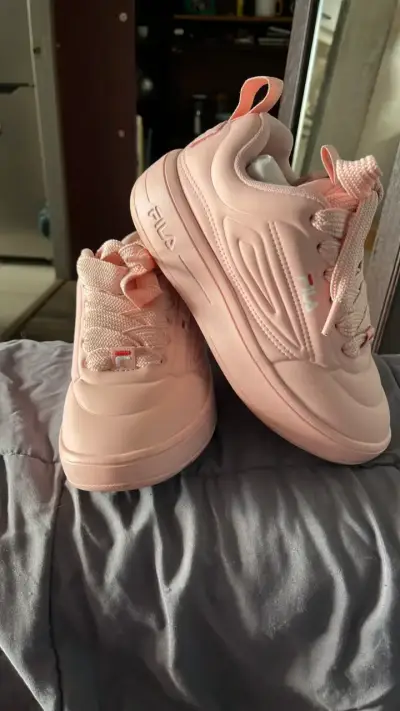 Zapatillas deportivas rosadas Fila para mujer - miniatura 2