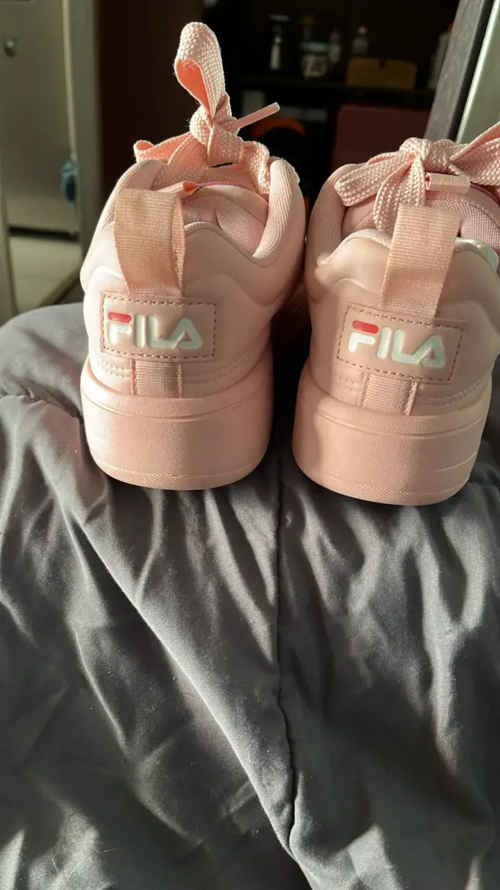 Zapatillas deportivas rosadas Fila para mujer - 3