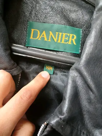 Chaqueta de cuero negra Danier - miniatura 4