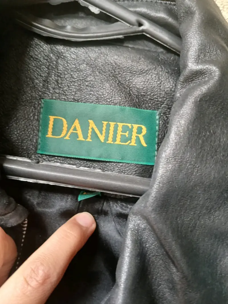 Chaqueta de cuero negra Danier - 5