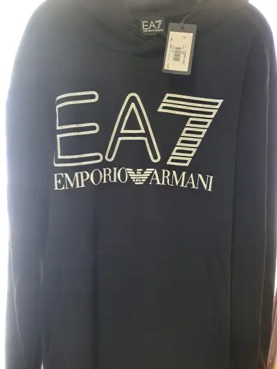 Polerón original EA7 Emporio Armani Negro - miniatura 1
