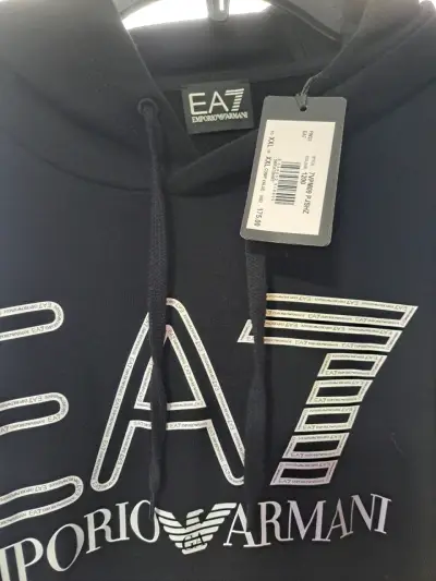 Polerón original EA7 Emporio Armani Negro - miniatura 3