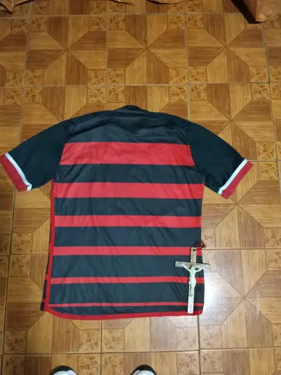 Camiseta de fútbol Flamengo Adidas original - miniatura 3