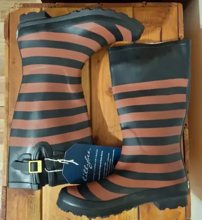 Botas de lluvia impermeables Lillybee rayadas - miniatura 2