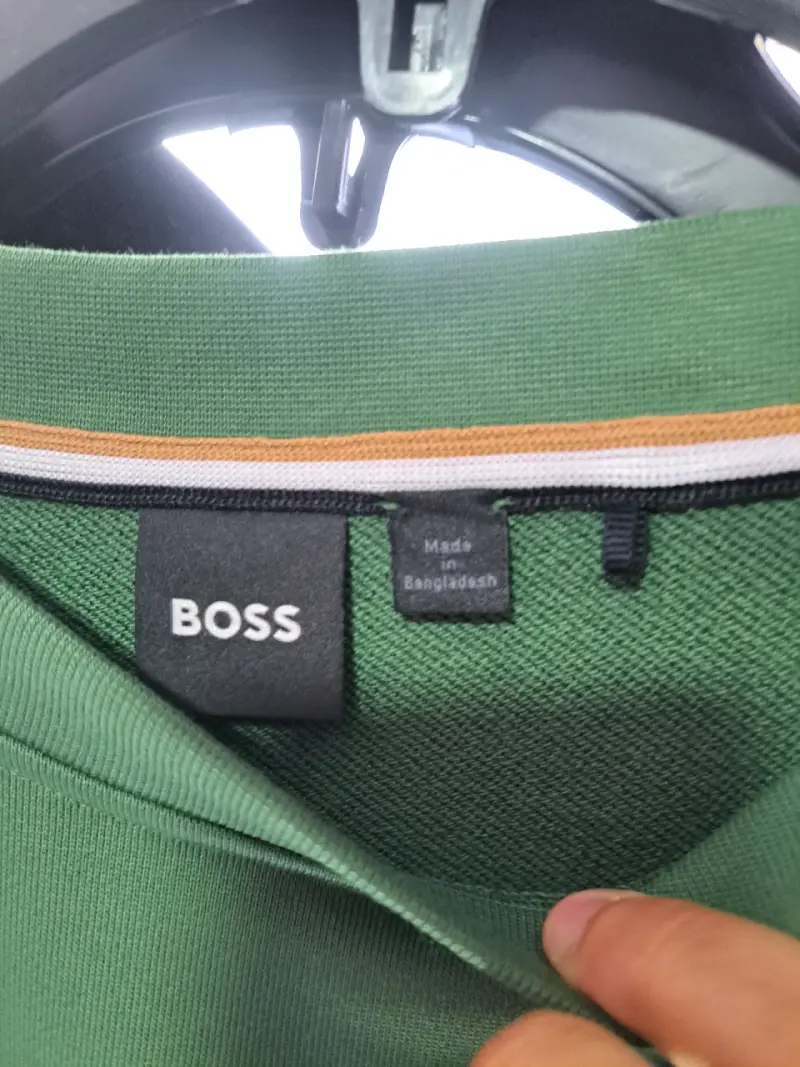 Polerón verde Boss original para hombre - 5
