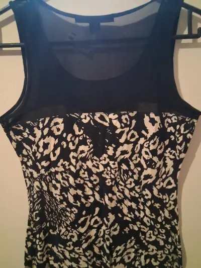 Vestido corto estampado animal print - miniatura 5