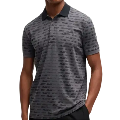 Polera Polo Negra Boss para Hombre - miniatura 4