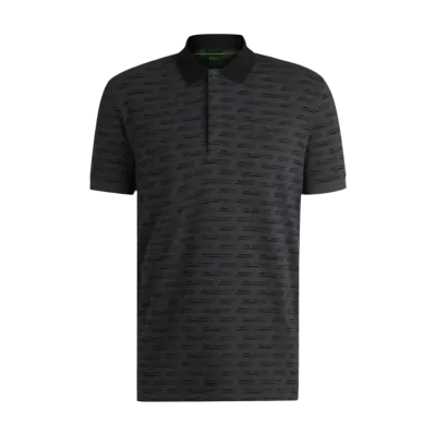 Polera Polo Negra Boss para Hombre - miniatura 6