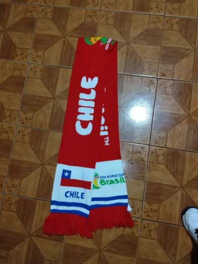 Bufanda Roja Chile Mundial 2014 FIFA - miniatura 1