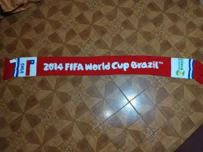 Bufanda Roja Chile Mundial 2014 FIFA - miniatura 2
