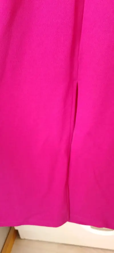 Vestido bicolor negro y fucsia SHEIN - miniatura 3