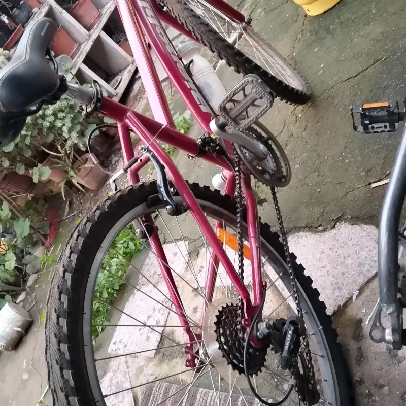 Bicicleta Bianchi fucsia de montaña aro 24 - 3
