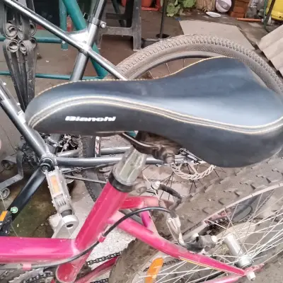 Bicicleta Bianchi fucsia de montaña aro 24 - miniatura 4