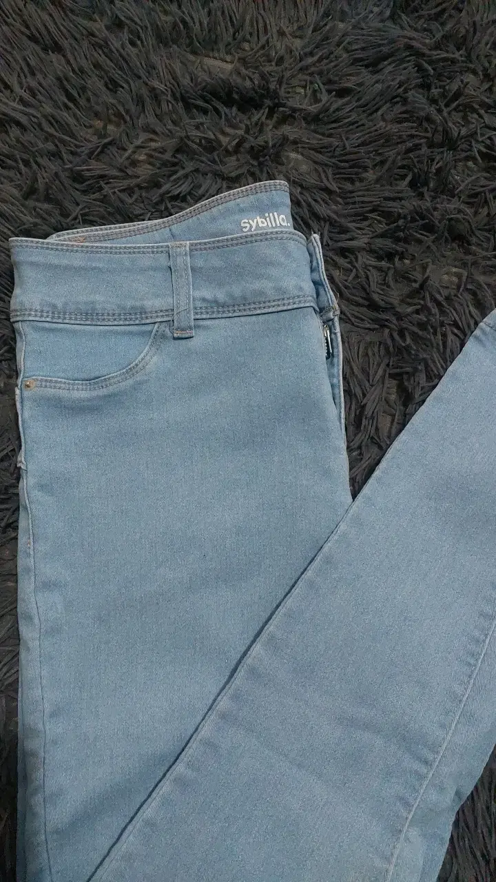 Jeans azul claro Sybilla talla 46 - 3