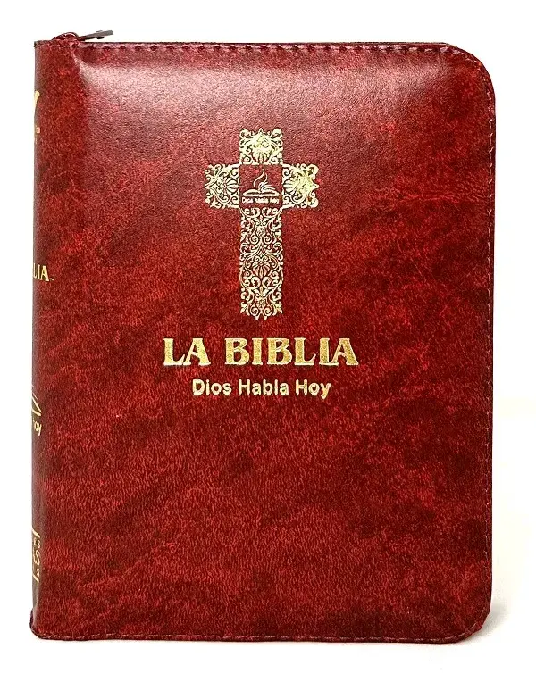 Biblia Dios Habla Hoy con cierre rojo