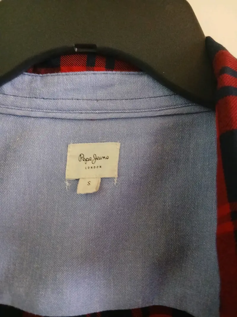 Camisa de franela roja a cuadros Pepe Jeans - 2