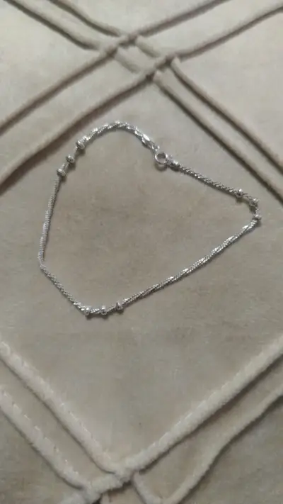 Pulsera de plata con diseño de esferas - miniatura 1