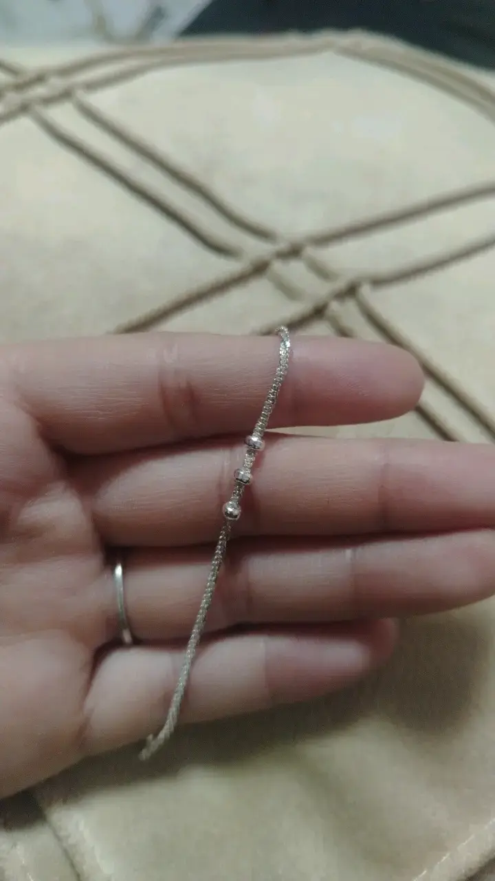 Pulsera de plata con diseño de esferas - 2