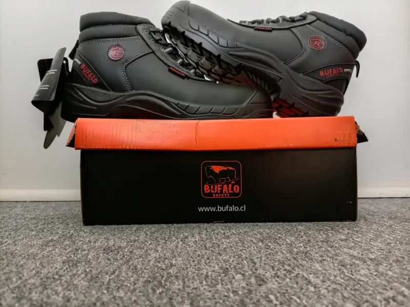 Botas de seguridad negras Bufalo