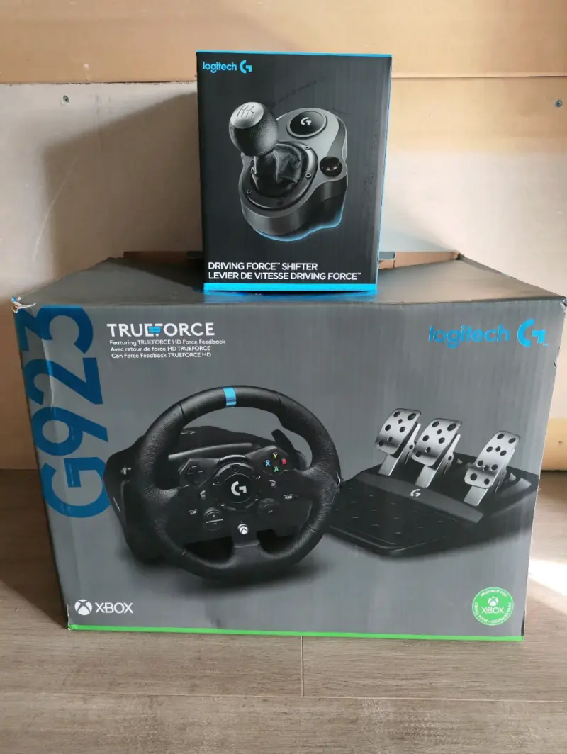 Volante Logitech G923 + Palanca de cambios - 6