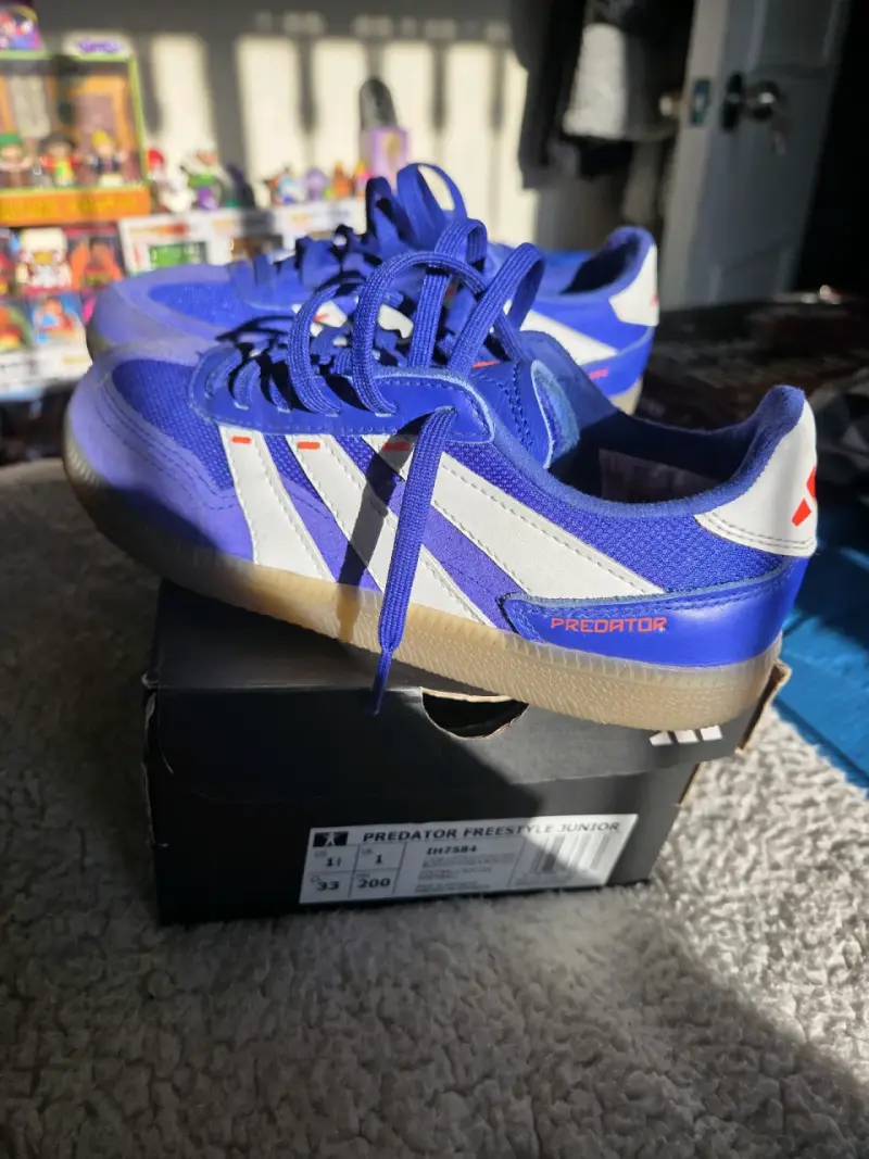 Zapatillas Adidas Predator Freestyle Junior Azules - 1