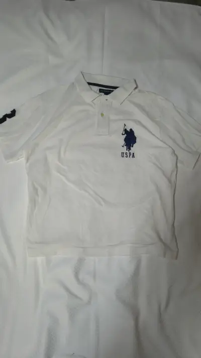 Polera Polo Blanca US Polo Assn - miniatura 1