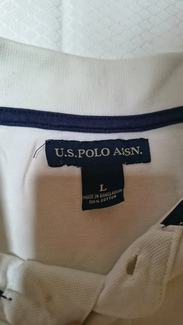 Polera Polo Blanca US Polo Assn - 3
