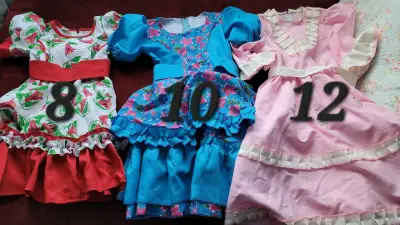Vestidos de Niña para Fiestas y Disfraces - miniatura 1