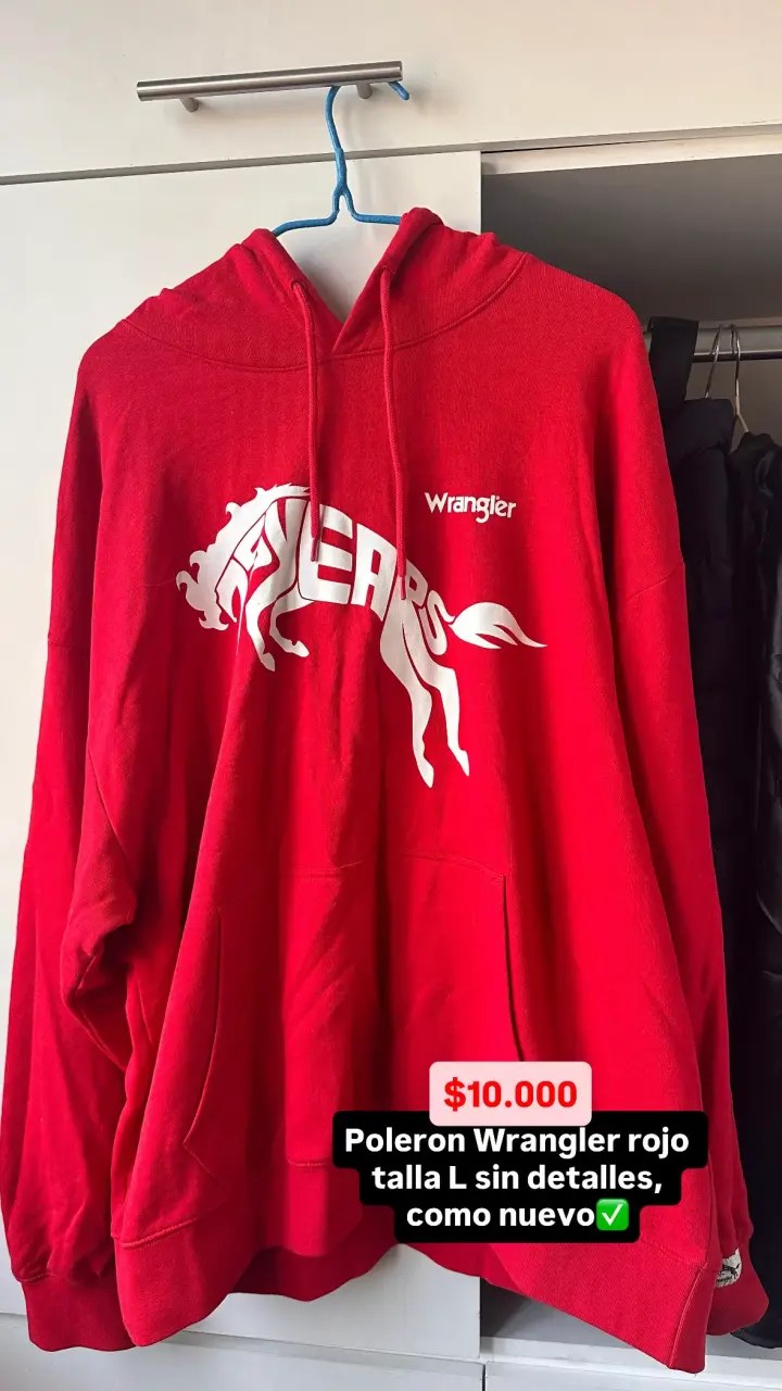 Polerón rojo Wrangler