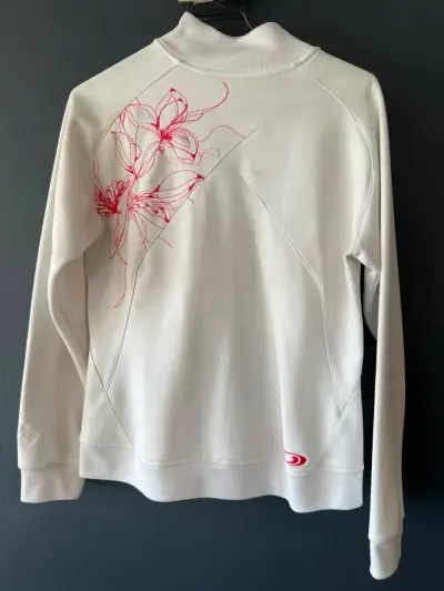 Chaqueta deportiva blanca Salomon con cierre - miniatura 2